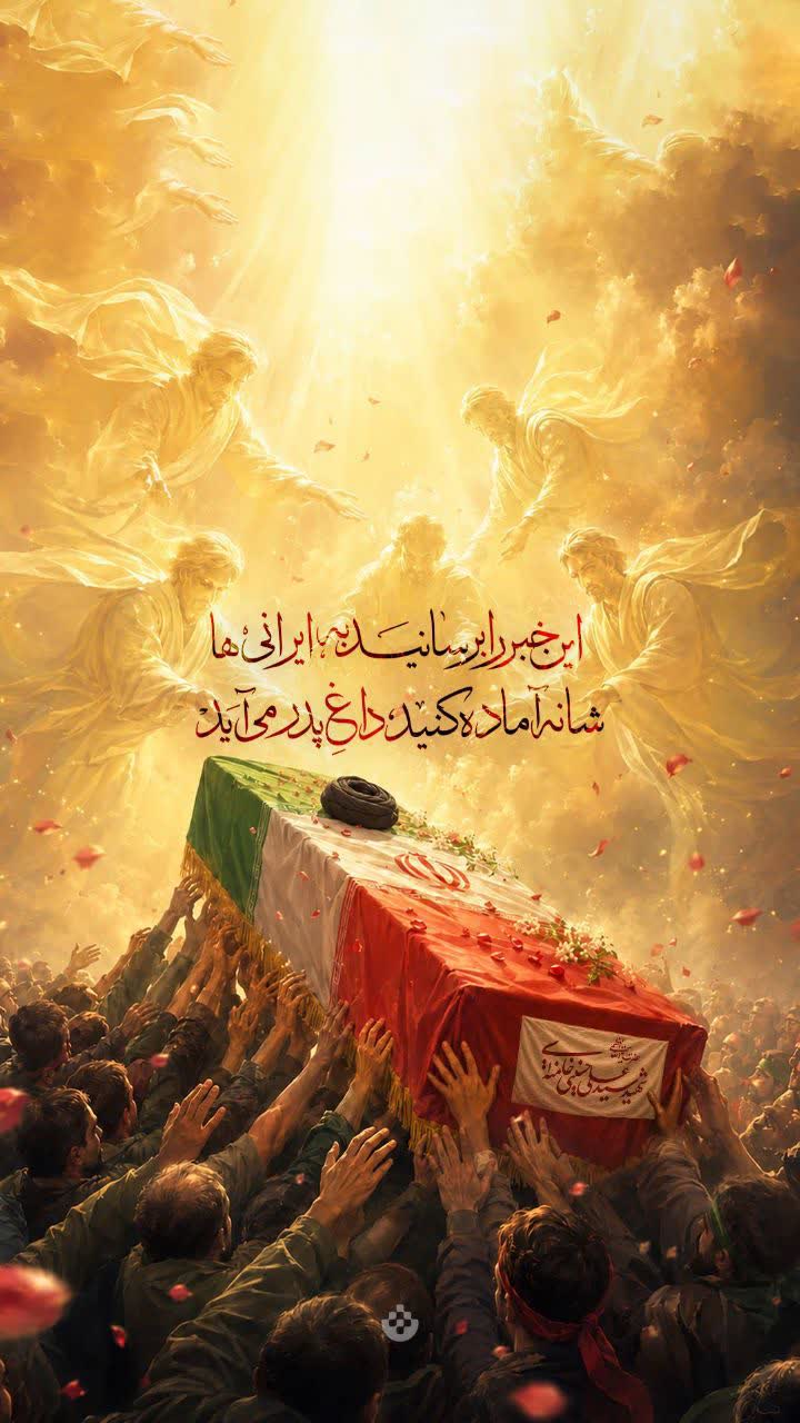 « باید برخاست» فریاد 90 میلیون ایرانی در سوگ پدر