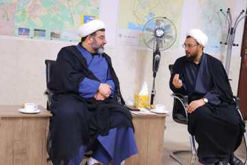 دیدار مدیر حوزه علمیه استان خوزستان با رئیس دفتر تبلیغات اسلامی استان+ عکس