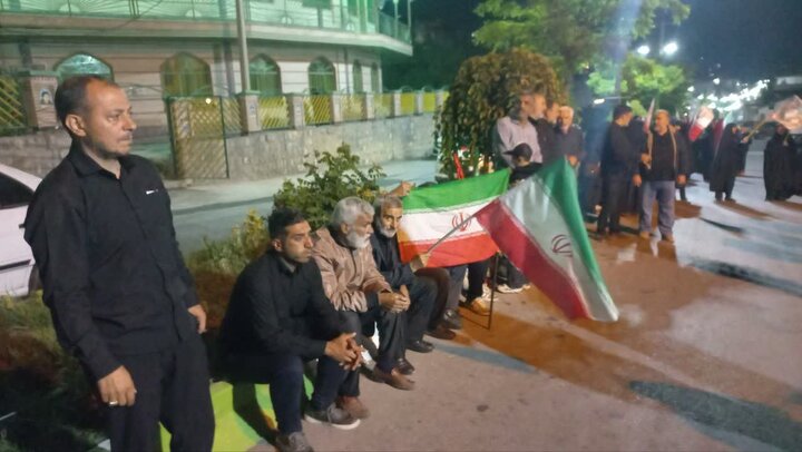 تصاویر/ تجمع مردمی در رینه لاریجان