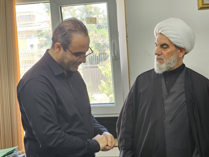 تصاویر / خداقوت امام جمعه بویین زهرا به مجموعه دستگاه قضایی
