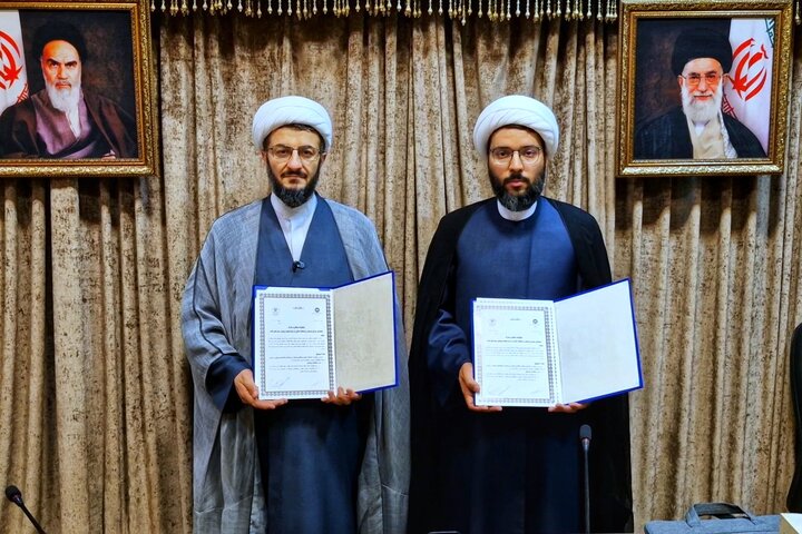 تصاویر/ برگزاری مراسم امضای تفاهم نامه همکاری مشترک بین سازمان فرهنگ و ارتباطات اسلامی و معاونت پژوهش حوزه‌های علمیه کشور