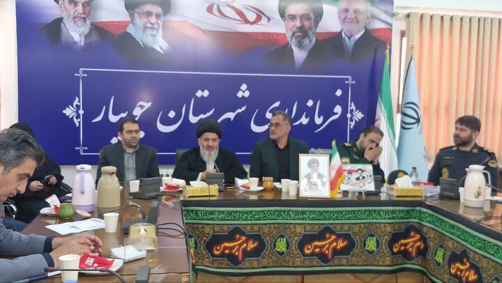 تصاویر/ جلسه شورای اداری با حضور امام جمعه شهرستان جویبار