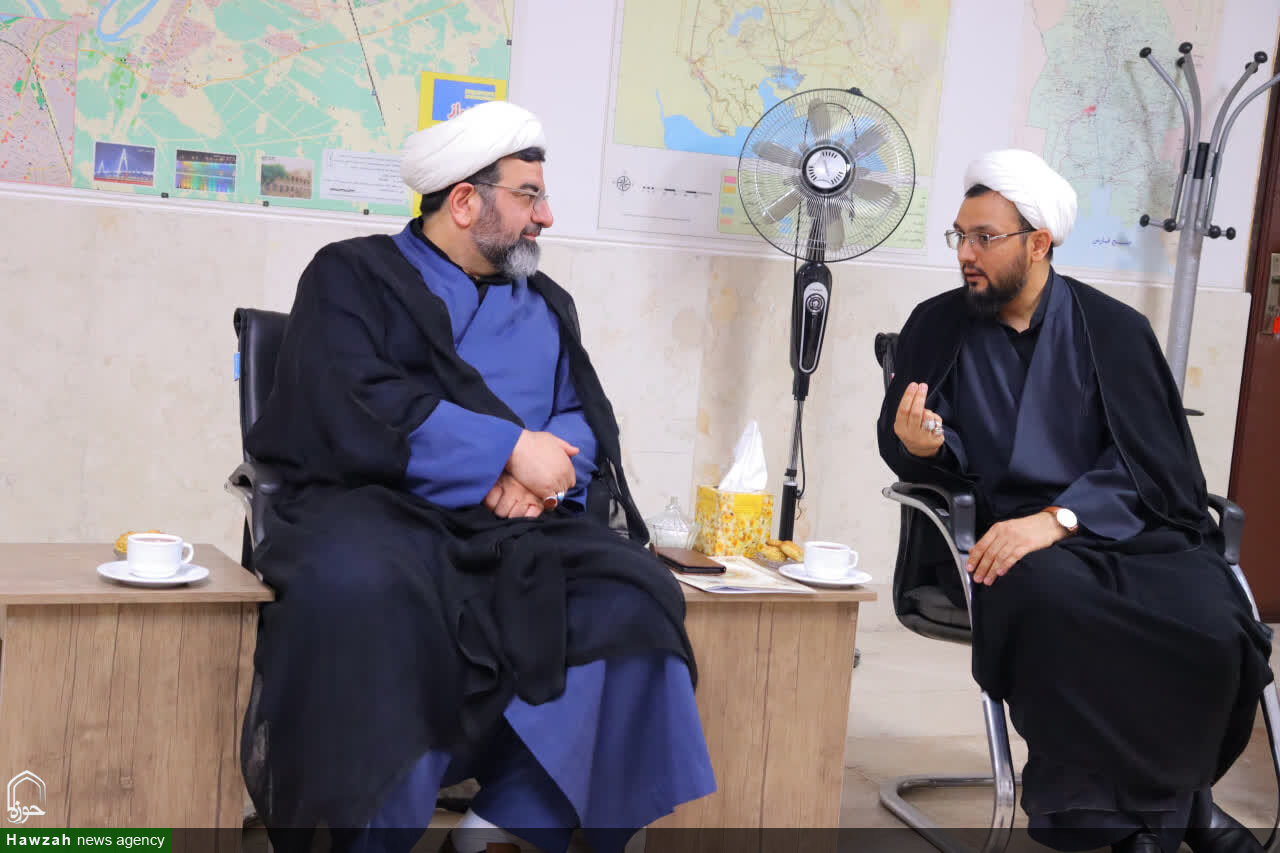 دیدار مدیر حوزه علمیه استان خوزستان با رئیس دفتر تبلیغات اسلامی استان+ عکس