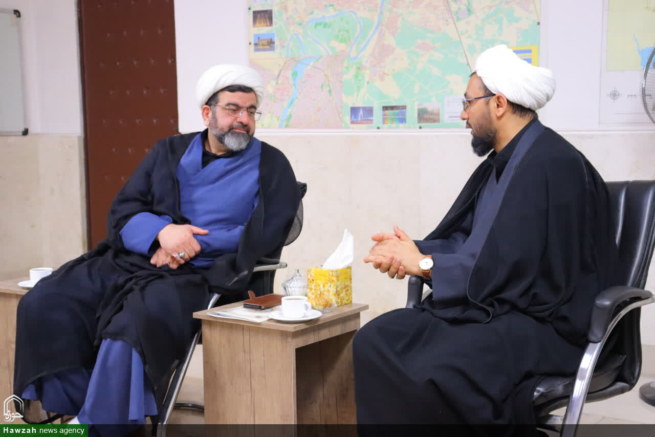دیدار مدیر حوزه علمیه استان خوزستان با رئیس دفتر تبلیغات اسلامی خوزستان