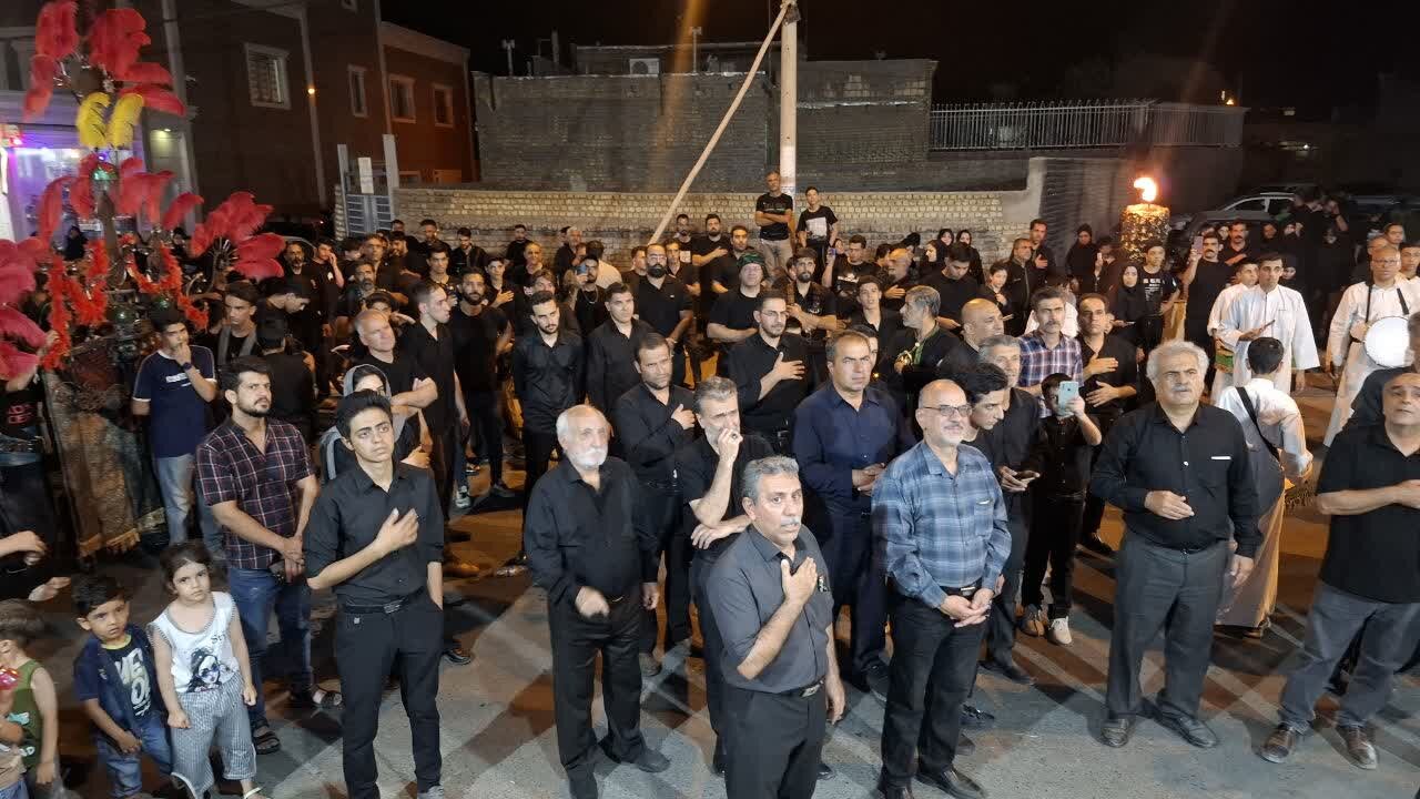 کاروان عزای کودکان غریب در کاشان برگزار شد