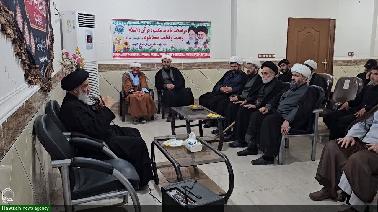 حضور امام جمعه اهواز در مدرسه علمیه امام حسن مجتبی(ع) گتوند