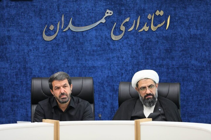 چهارمین جلسه ستاد وداع و تشییع پیکر مطهر رهبر شهید در همدان
