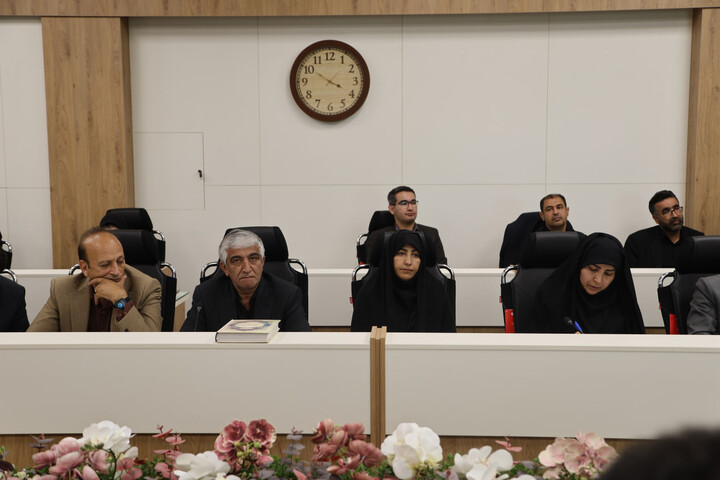 چهارمین جلسه ستاد وداع و تشییع پیکر مطهر رهبر شهید در همدان
