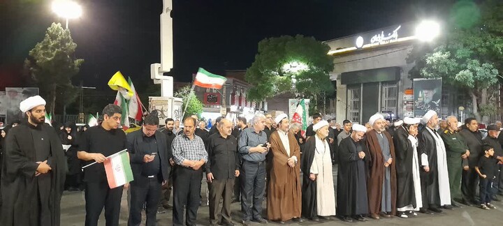 تصاویر/ اجتماع نهم تیرماه مردم اسکو