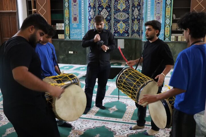 تصاویر/ مراسم عزاداری در دانشگاه آزاد عالیشهر