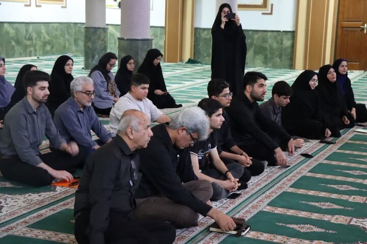 تصاویر/ مراسم عزاداری در دانشگاه آزاد عالیشهر