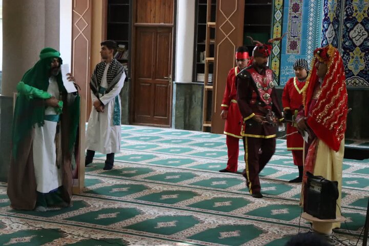 تصاویر/ مراسم عزاداری در دانشگاه آزاد عالیشهر