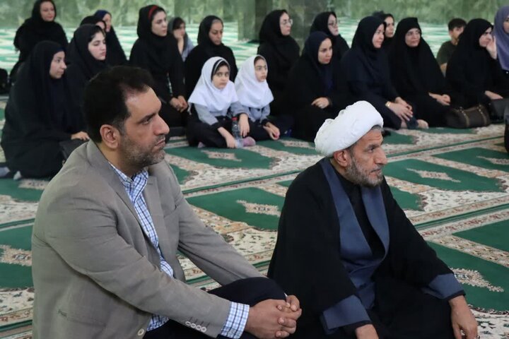 تصاویر/ مراسم عزاداری در دانشگاه آزاد عالیشهر