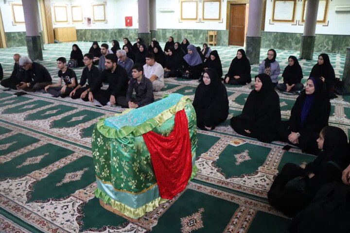 تصاویر/ مراسم عزاداری در دانشگاه آزاد عالیشهر