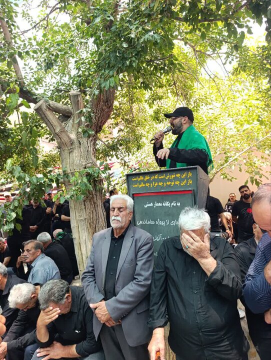 تصاویر/آیین سنتی مذهبی نخل‌گردانی در روز شش امام حسین(ع) در نیاسر