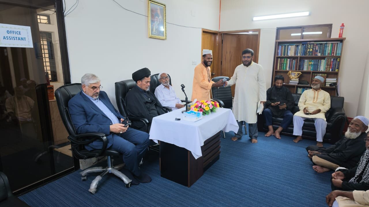 বাংলাদেশে ইরানের সর্বোচ্চ নেতার কার্যালয়ের প্রতিনিধির সঙ্গে স্থানীয় মুবাল্লিগদের মতবিনিময় সভা অনুষ্ঠিত