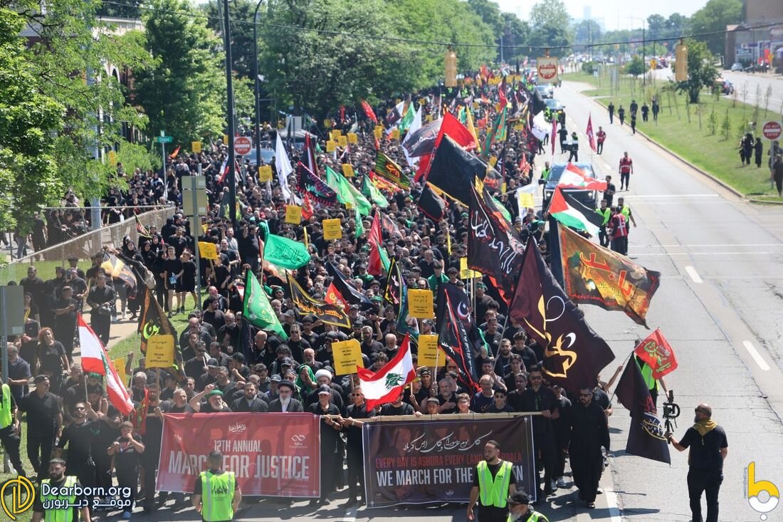 The Annual Ashura procession in Dearborn