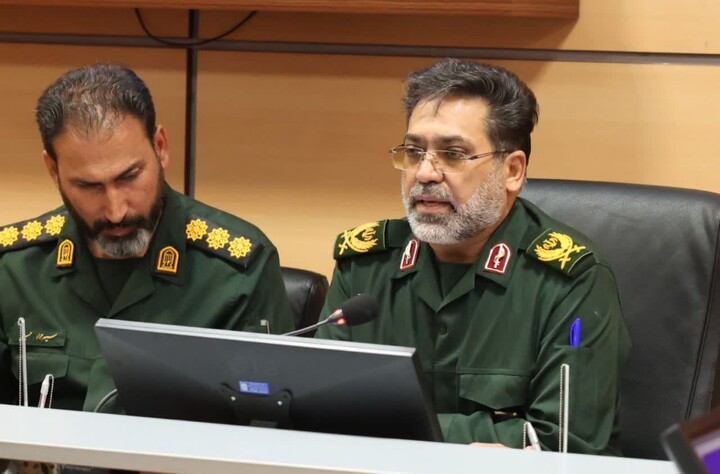 تصاویر / نشست خبری فرمانده سپاه همدان درباره برنامه‌های تشییع رهبر شهید انقلاب