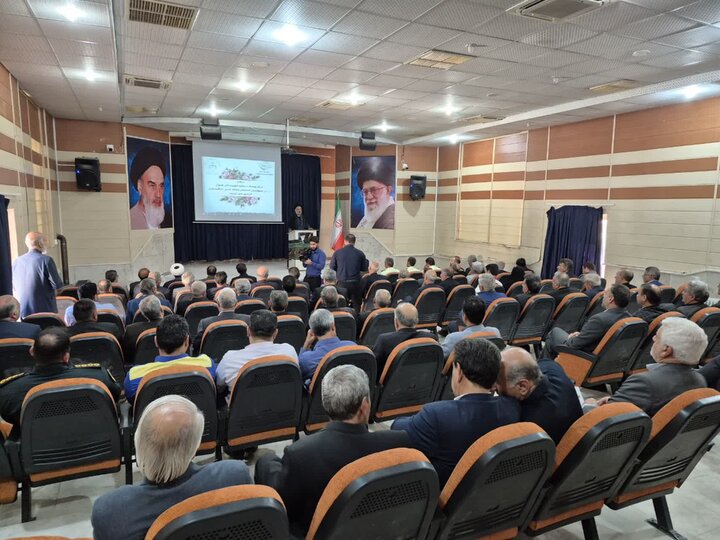 تصاویر/برگزاری همایش ستاد صبر دادگستری در شهرستان چوار