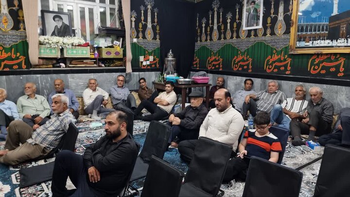 تصاویر/ مراسم عزاداری محرم در حسینیه سیدالشهدا احمد گناوه