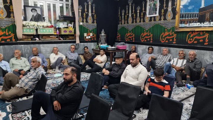 تصاویر/ مراسم عزاداری محرم در حسینیه سیدالشهدا احمد گناوه