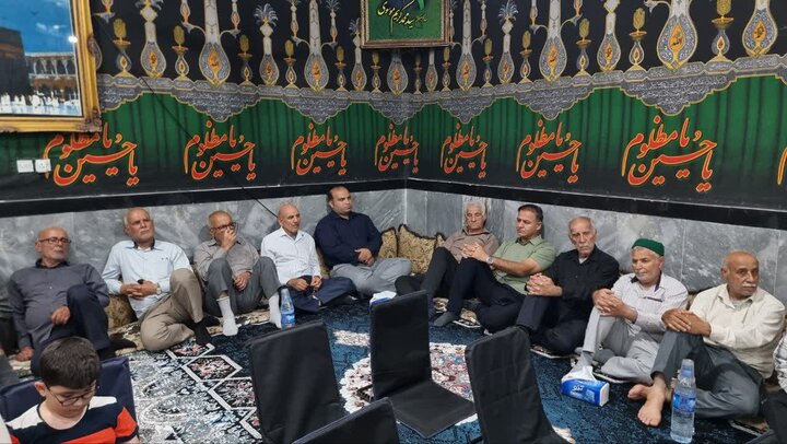 تصاویر/ مراسم عزاداری محرم در حسینیه سیدالشهدا احمد گناوه