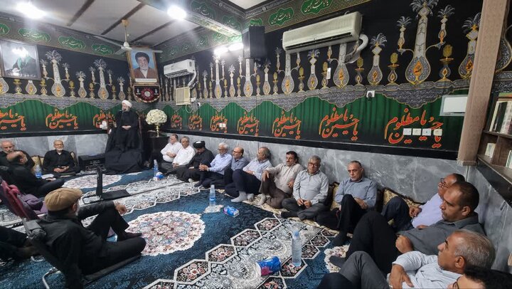 تصاویر/ مراسم عزاداری محرم در حسینیه سیدالشهدا احمد گناوه