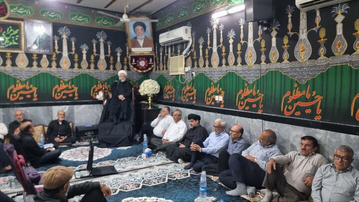 تصاویر/ مراسم عزاداری محرم در حسینیه سیدالشهدا احمد گناوه