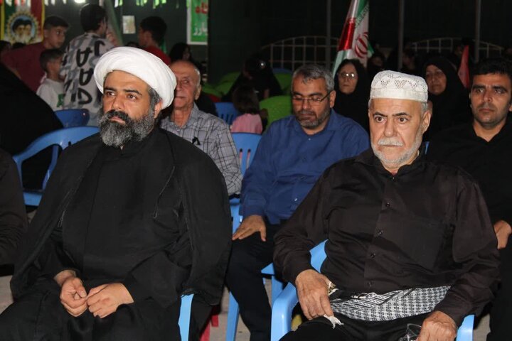 تصاویر/ مردم بندر ریگ پای کار نظام و رهبری