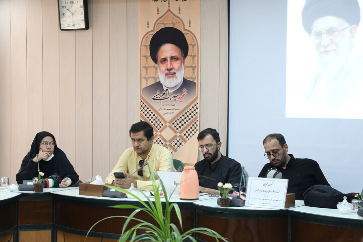 تصاویر/نشست خبری  رئیس ستاد آیین وداع و تشییع امام شهید در قم