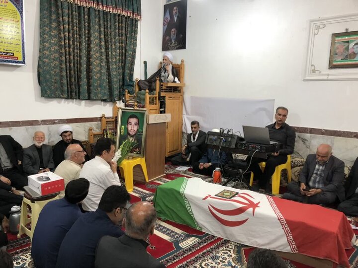 تصاویر/ اولین سالگرد شهید جنگ دوازده روزه در روستای زاهدکلای فریدونکنار