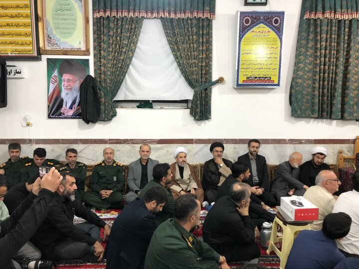 تصاویر/ اولین سالگرد شهید جنگ دوازده روزه در روستای زاهدکلای فریدونکنار
