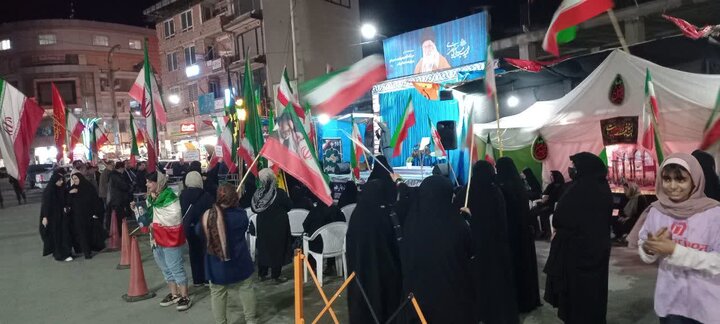 تصاویر/ تجمع مردمی در مرزن آباد