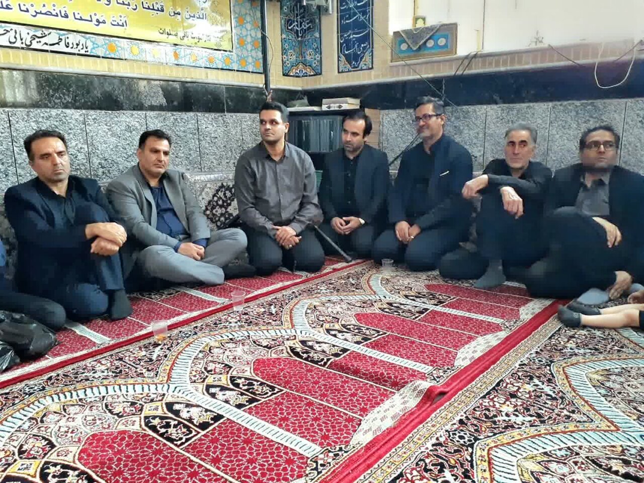 آیین سنتی مذهبی سفره برکت شهر برزک برگزار شد+ تصاویر