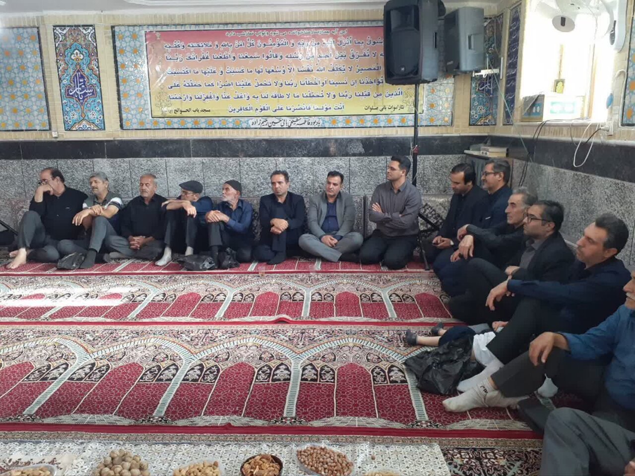 آیین سنتی مذهبی سفره برکت شهر برزک برگزارشد+تصاویر
