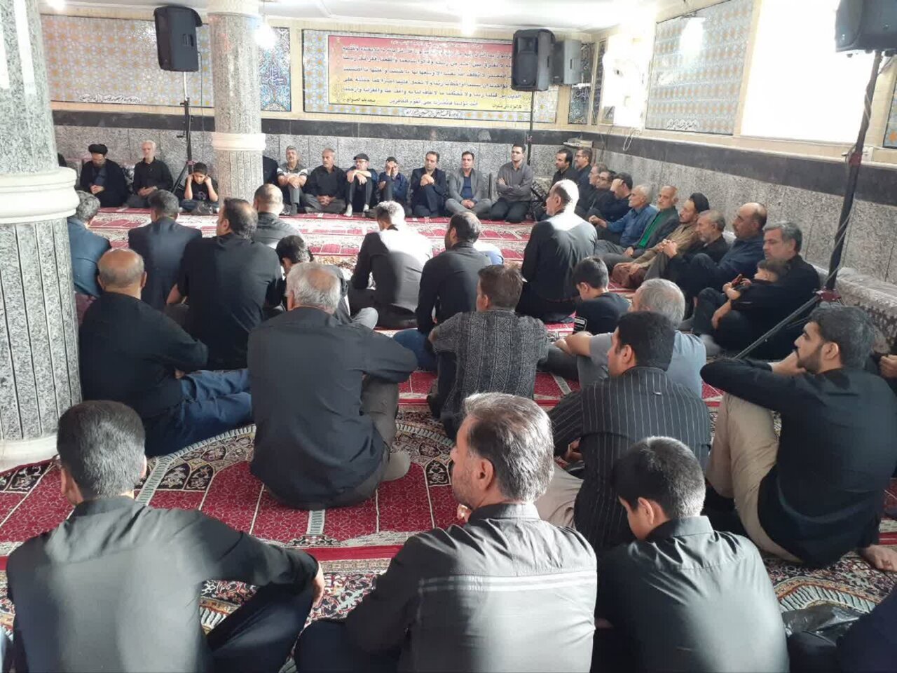 آیین سنتی مذهبی سفره برکت شهر برزک برگزارشد+تصاویر