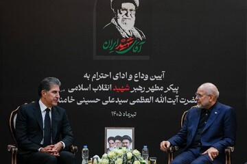 قالیباف: با منطق مذاکره می‌کنیم و در برابر زور می‌ایستیم