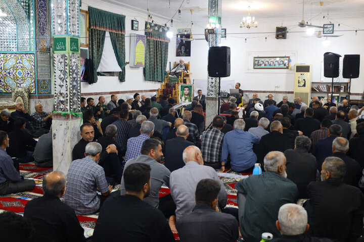 حضور نماینده ولی فقیه مازندران در مراسم سالگرد شهید مدافع وطن محمدطاهر قربانزاده