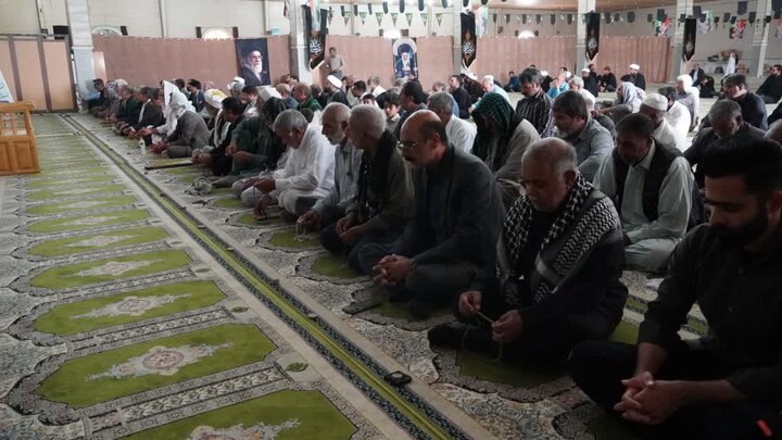 تصاویر/ آیین عبادی سیاسی نماز جمعه شهرستان زهک
