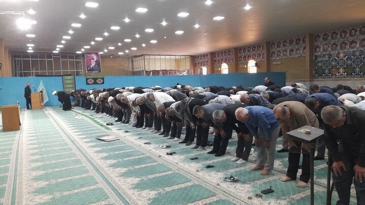 نماز جمعه اهرم به روایت تصویر