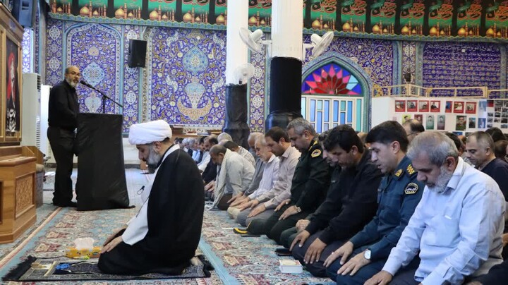 نماز جمعه خارگ به روایت تصویر