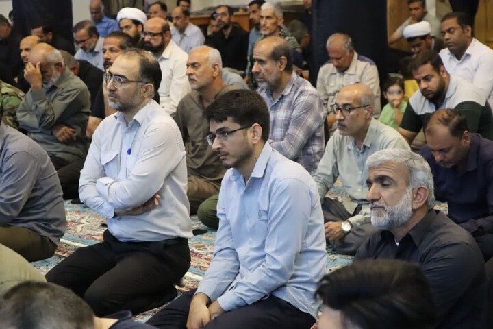 نماز جمعه خارگ به روایت تصویر