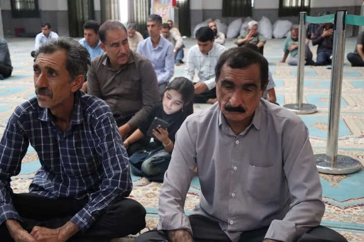 تصاویر/ اقامه نمازجمعه شهر قلعه‌گنج
