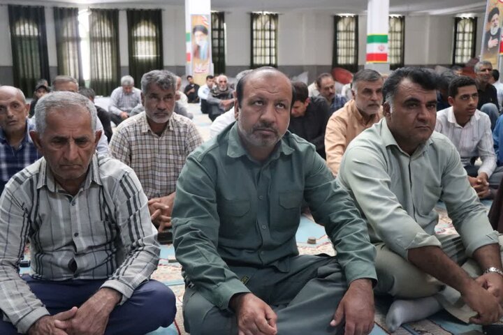 تصاویر/ اقامه نمازجمعه شهر قلعه‌گنج