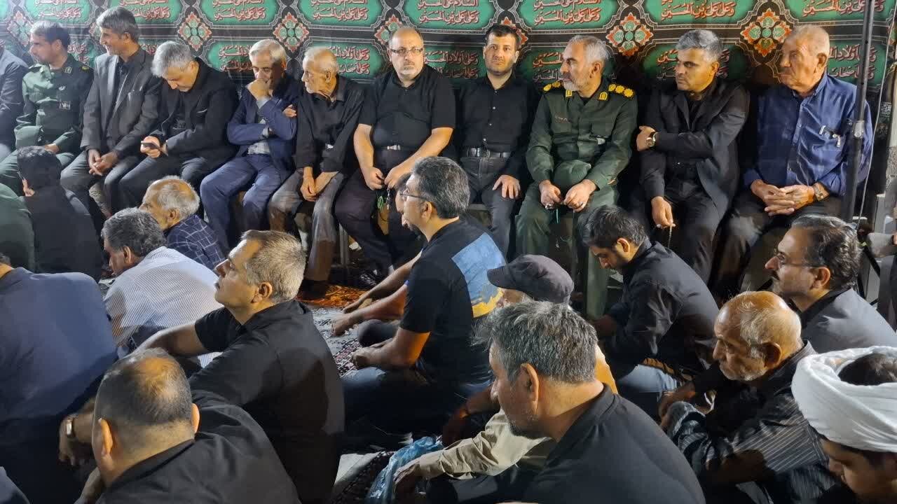مراسم عزاداری اباعبدالله الحسین (ع) در حسینیه شهید خرمی برگزار شد+عکس وفیلم