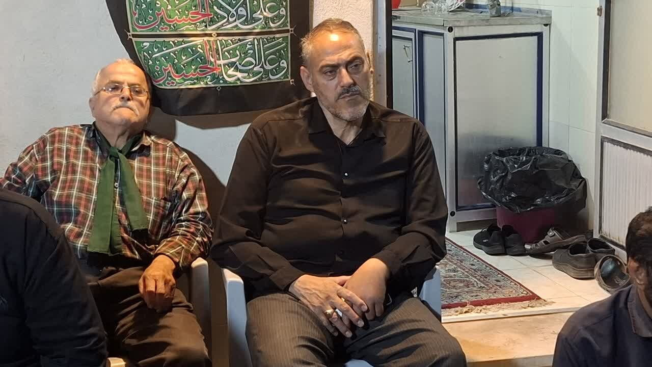 مراسم عزاداری و سوگواری حضرت اباعبدالله الحسین (ع) در حسینیه روحانی شهید حسن خرمی برگزارشد