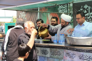 خدمت جهادی مردم پیشوا در مراسم وداع با آقای شهید ایران