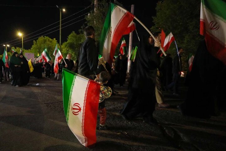 تصاویر / حضور مردذم استان قزوین در ایستگاه صد وبیست وسوم