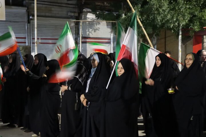 تصاویر/ استمرار تجمعات مردمی در نوشین شهر