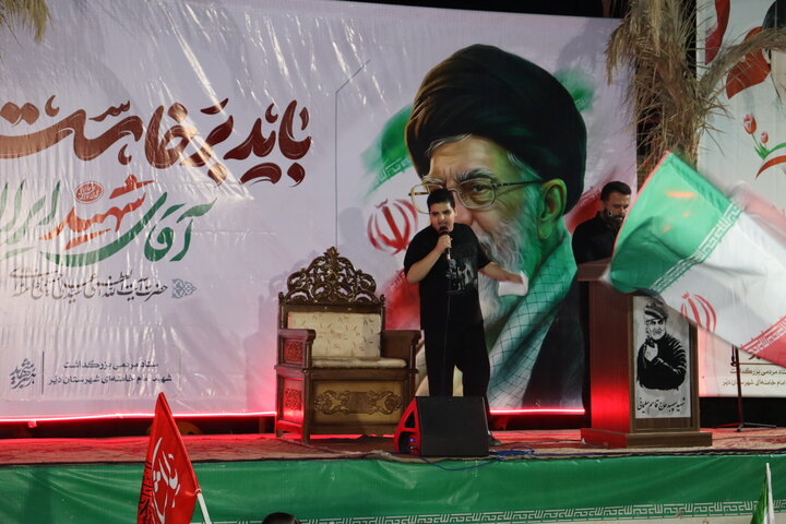 تصاویر/ سوگواری و خونخواهی رهبر شهید در دیّر